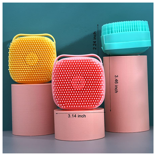 Cepillo Jabonero Masaje Para Mascota